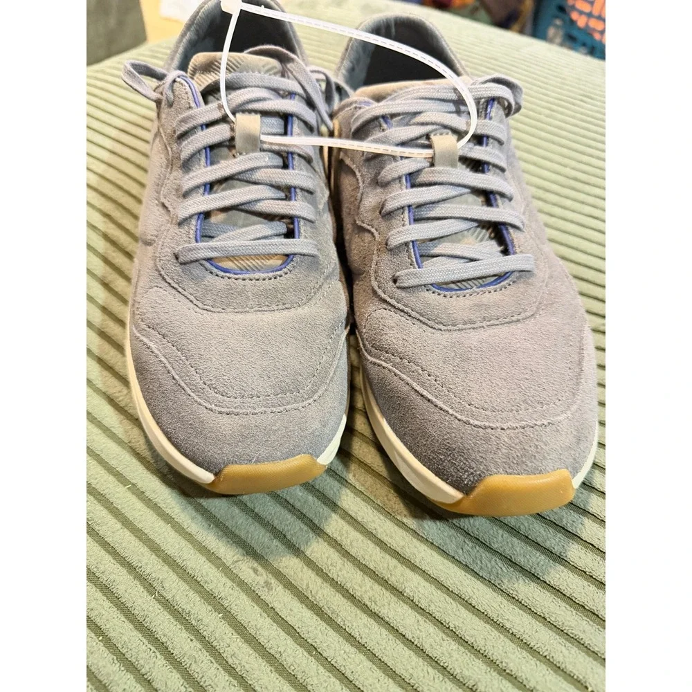 OluKai Koheo Mens Charcoal Grey Suede Sneakers Shoes‎ 10525-2626 Size 7 NEW